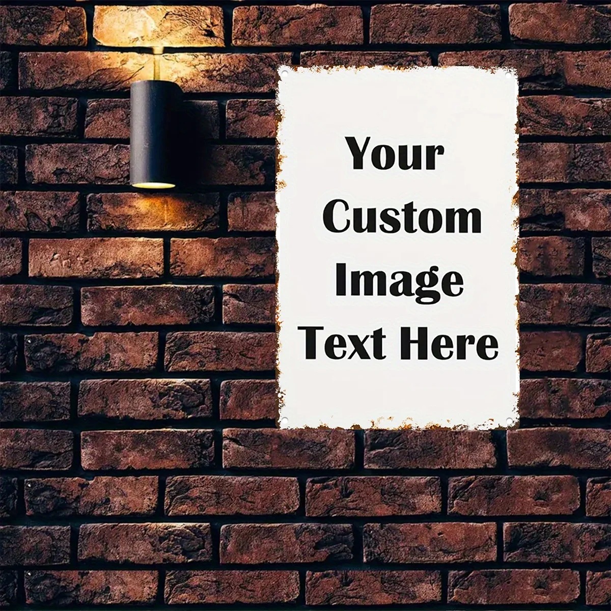 Vintage Collectible Plates - Papan Tanda Foto & Teks Kustom