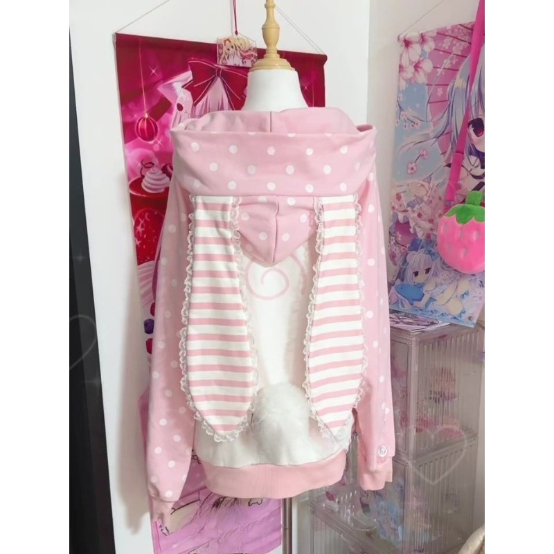Vintage Zip Hoodie - Jaket Vintage Amerika Bergaya Jepang Berkerudung