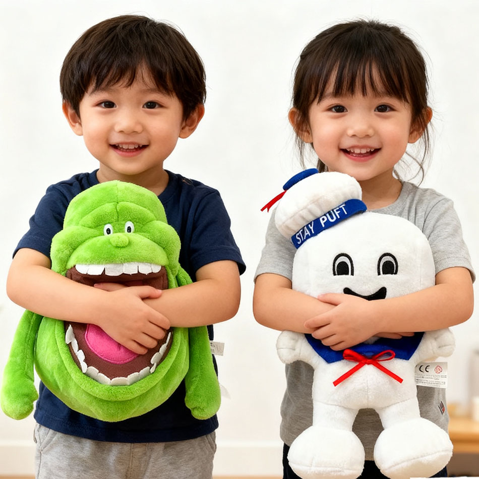 Vintage Collectible Dolls - Boneka Marshmallow Man Slimer 20CM 2pcs,