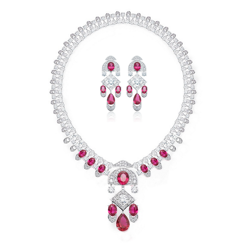 Vintage Collectible Jewelry - Koleksi Desainer Anting Kalung Gaya Wanita