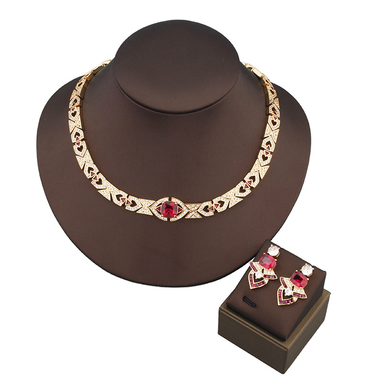 Vintage Collectible Jewelry - Koleksi desainer gaya anting Stud kalung