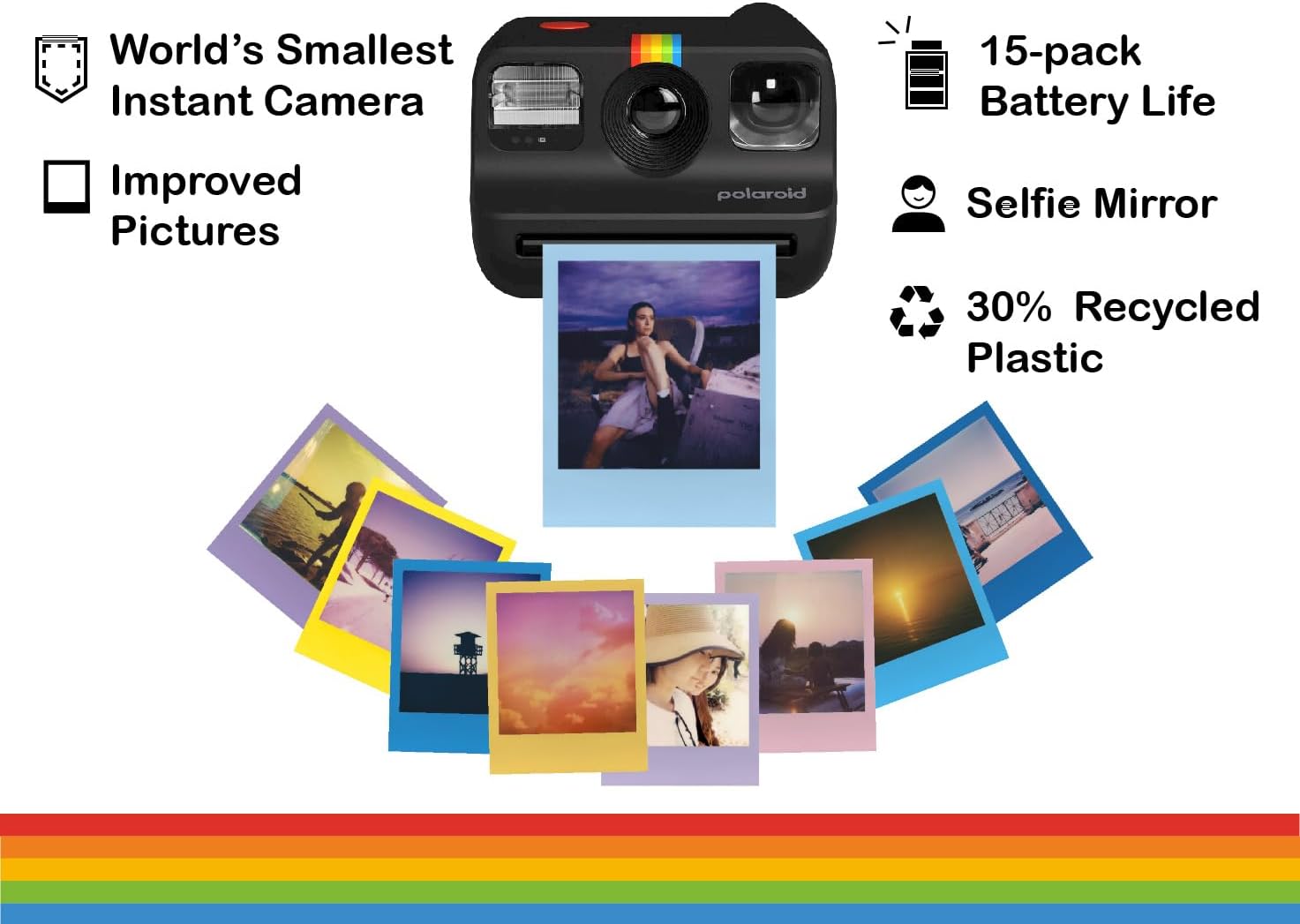 Kamera Mini Film Instan (Hitam - Instant Film Pack ulasan dan harga