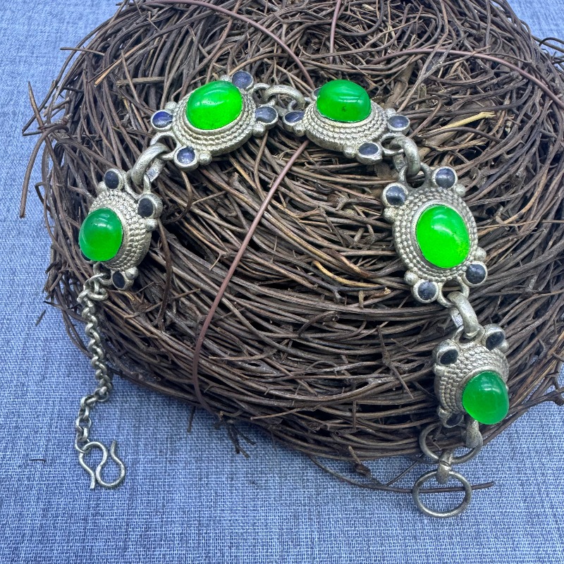 Gelang Perak Antik Vintage den - Vintage Collectible Jewelry ulasan dan harga