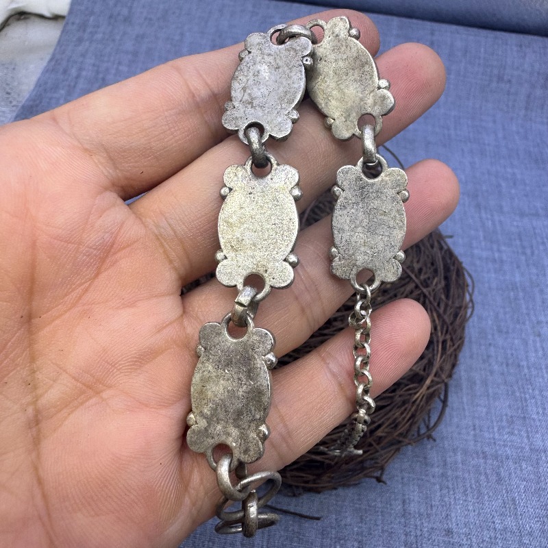 Gelang Perak Antik Vintage den - Vintage Collectible Jewelry ulasan dan harga