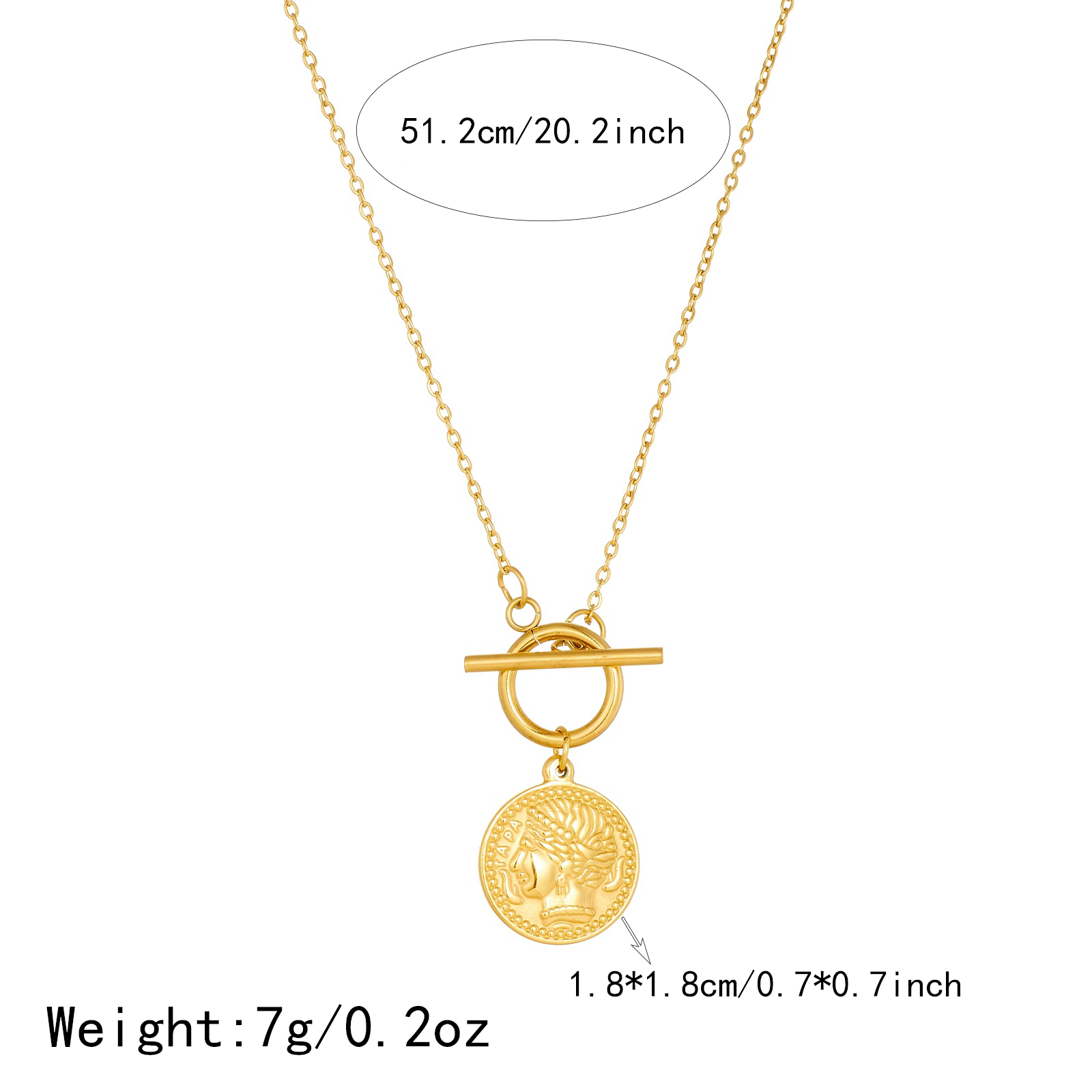 Kalung Liontin Koin Potret Bul - Vintage Collectible Coins ulasan dan harga