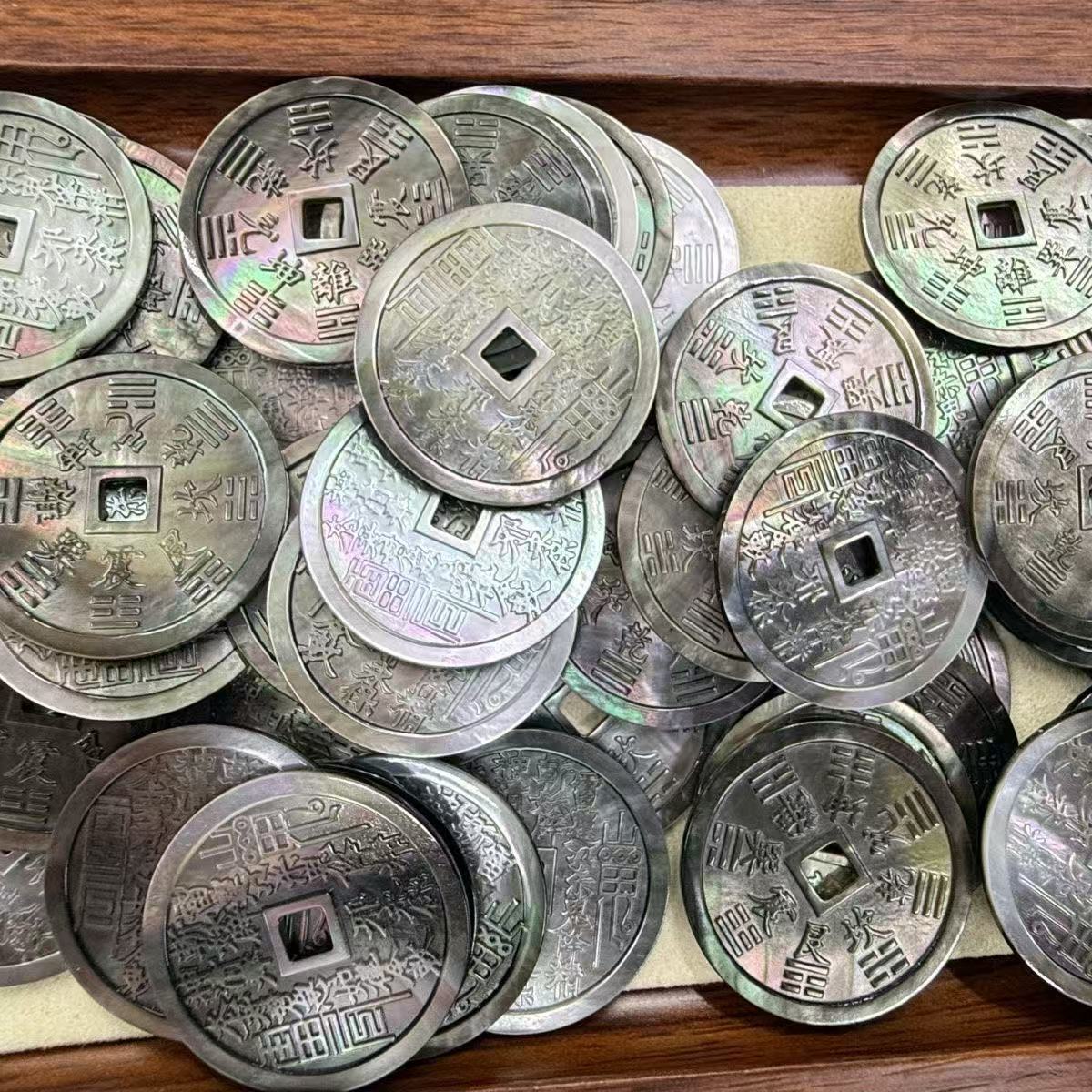 1 Buah Koin Ukiran Cangkang Ku - Vintage Collectible Coins ulasan dan harga