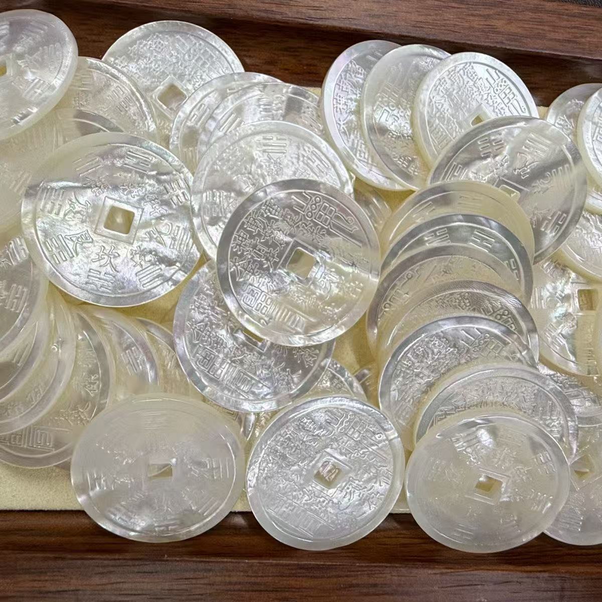 1 Buah Koin Ukiran Cangkang Ku - Vintage Collectible Coins ulasan dan harga