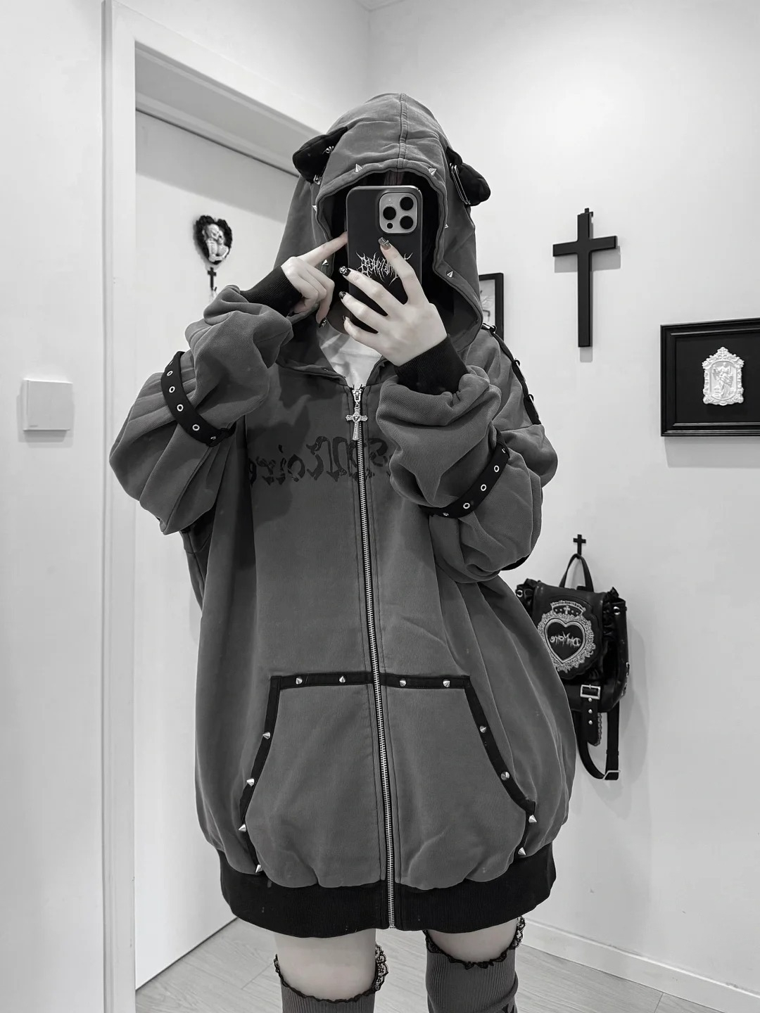Jaket Hoodie Harajuku Streetwe - Vintage Zip Hoodie ulasan dan harga