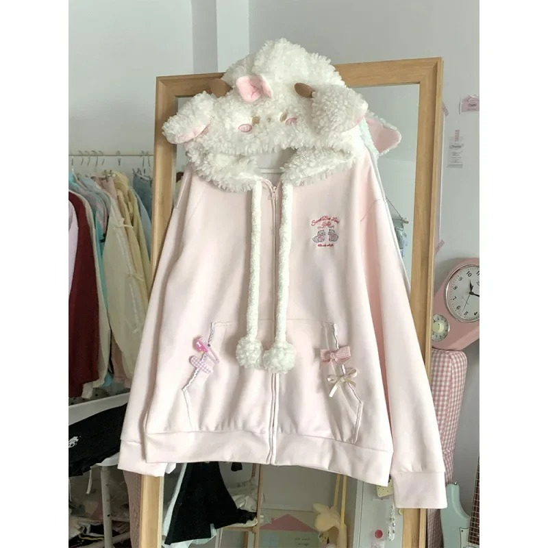 Jaket Vintage Amerika Bergaya  - Vintage Zip Hoodie ulasan dan harga