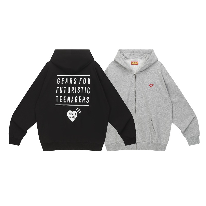 Hoodie Zip Vintage Buatan Manu - Vintage Zip Hoodie ulasan dan harga
