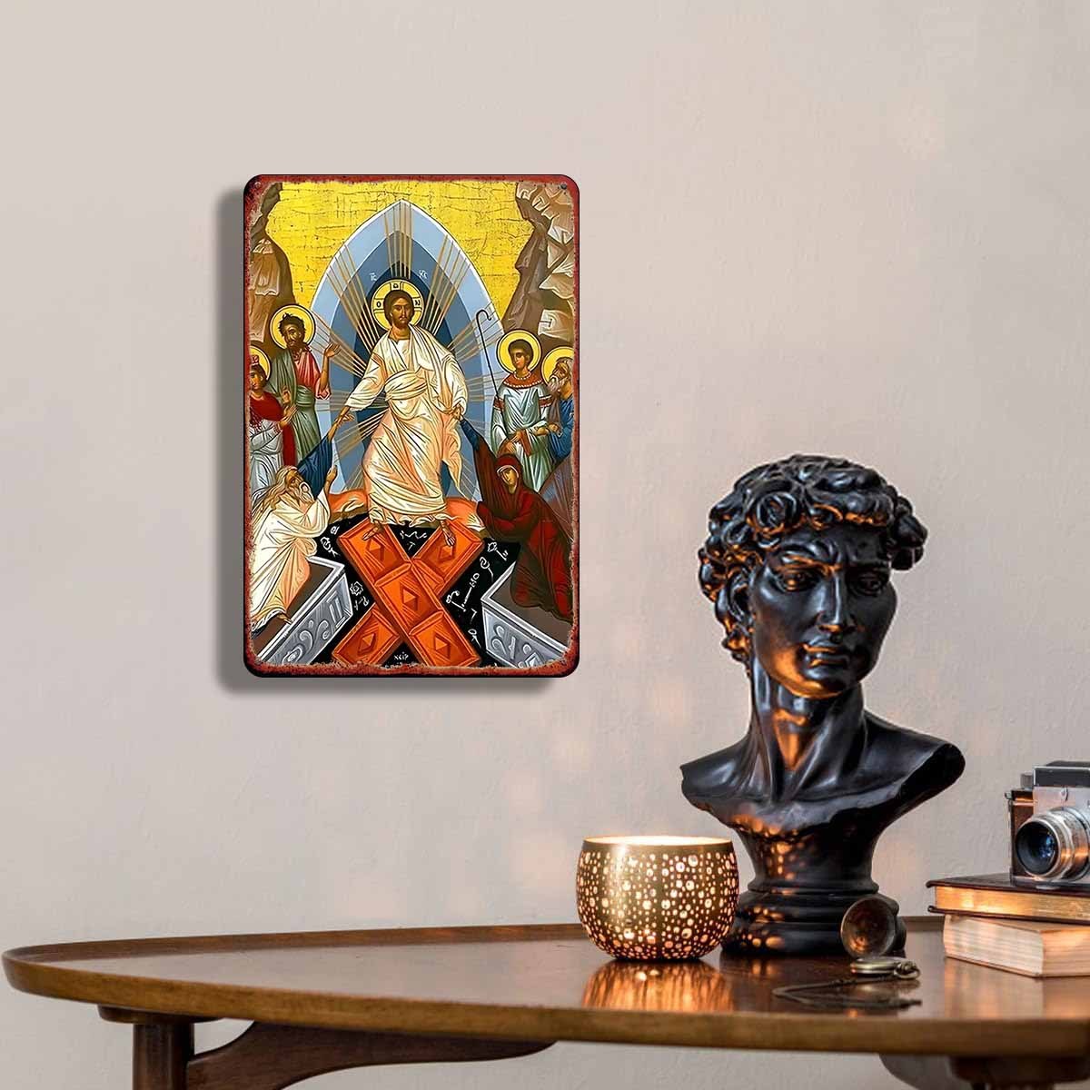 Papan Logam Vintage 2D Dekoras - Vintage Collectible Plates ulasan dan harga