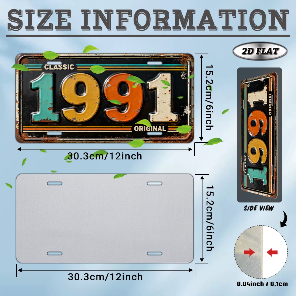 2D Flat, [2D Flat] 1pc Papan T - Vintage Collectible Plates ulasan dan harga