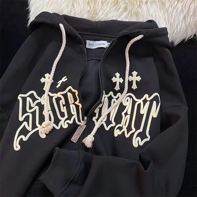 Hoodie Zip Up Vintage Wanita H - Vintage Zip Hoodie ulasan dan harga