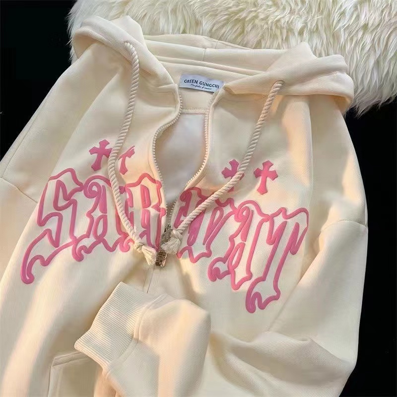 Hoodie Zip Up Vintage Wanita H - Vintage Zip Hoodie ulasan dan harga