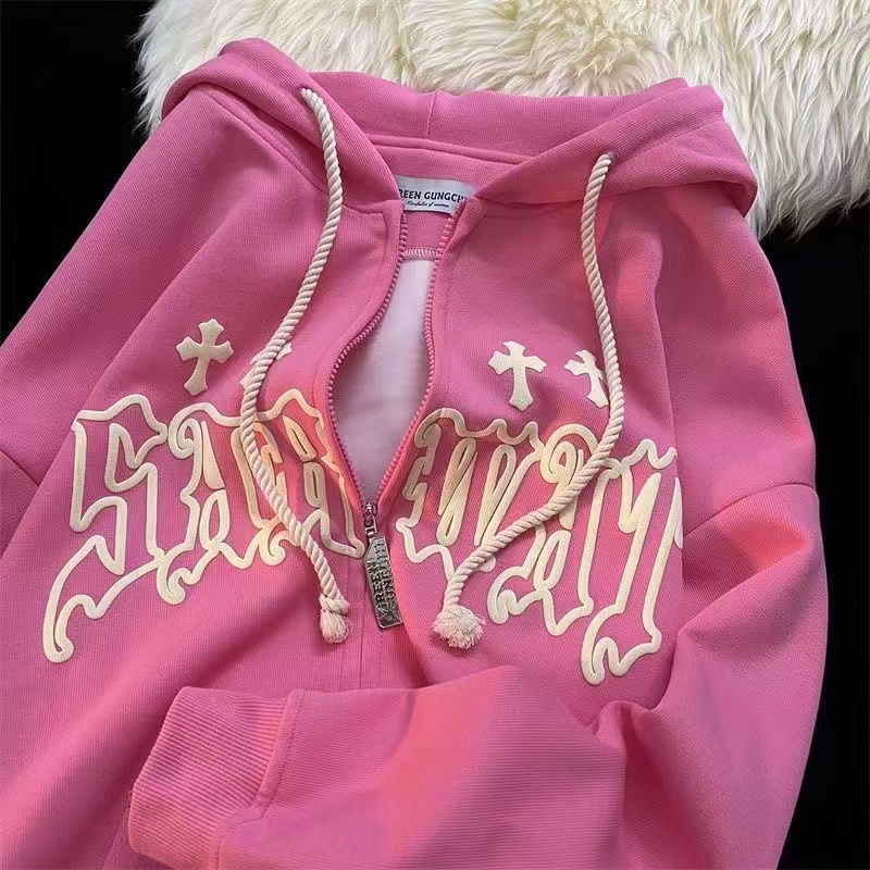 Hoodie Zip Up Vintage Wanita H - Vintage Zip Hoodie ulasan dan harga