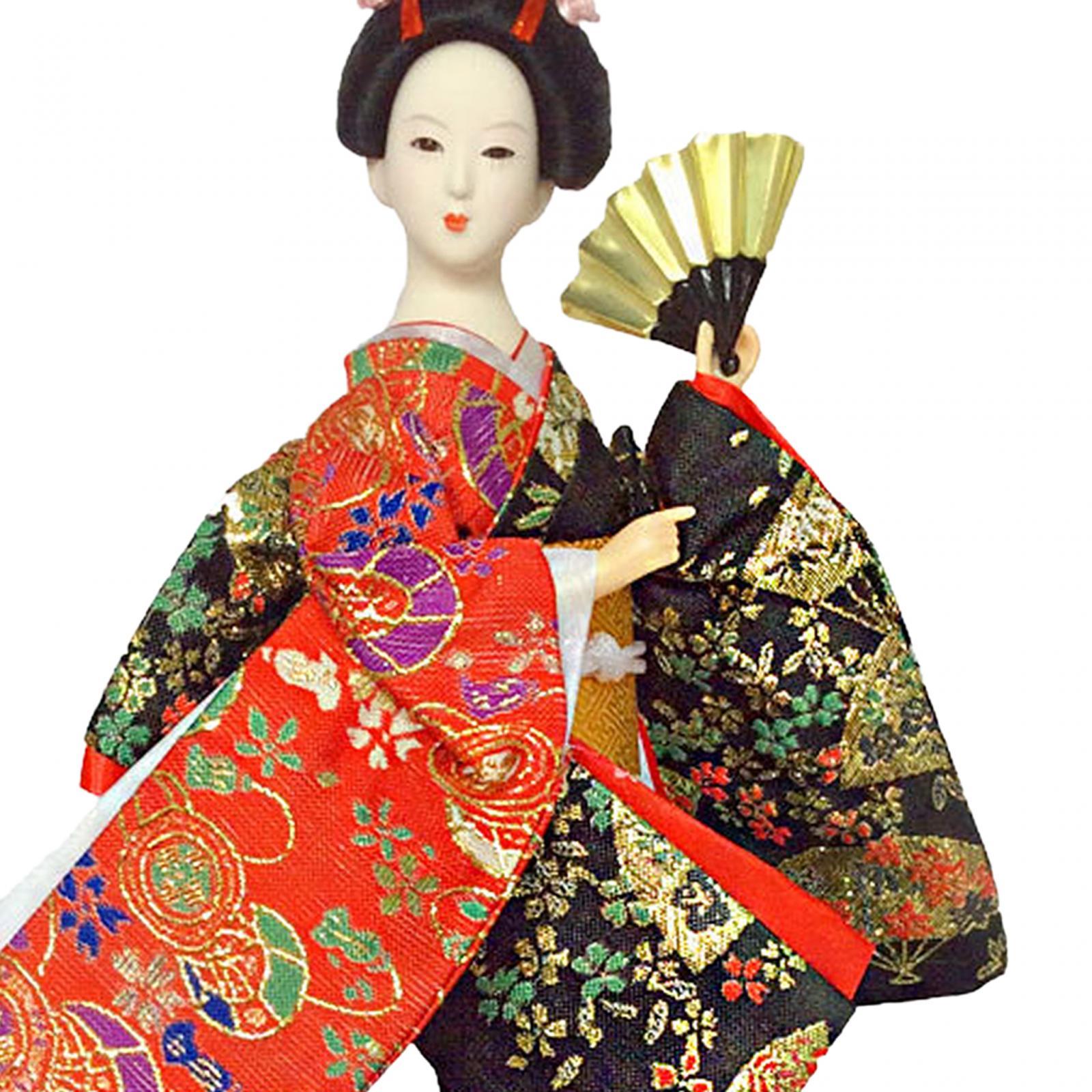 Boneka Kimono Geisha Jepang 12 - Vintage Collectible Dolls ulasan dan harga