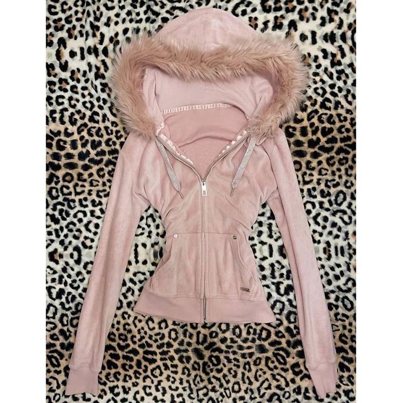 Mantel Hoodie Wanita Punk Swea - Vintage Zip Hoodie ulasan dan harga