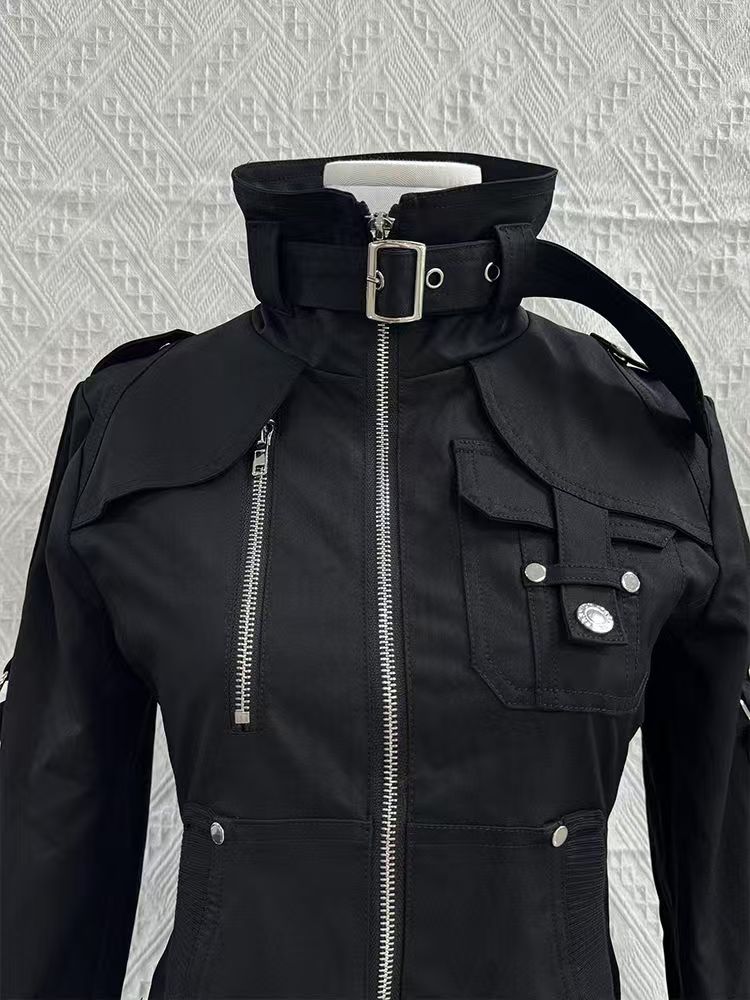 Hoodie Y2K Gothic Hitam Slim d - Vintage Zip Hoodie ulasan dan harga