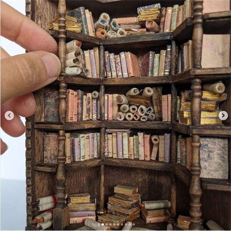 Dekorasi Rak Buku Miniatur den - Vintage Collectible Glass ulasan dan harga