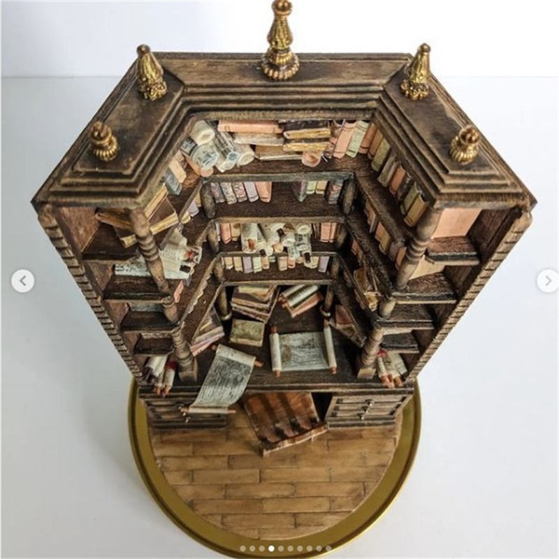 Dekorasi Rak Buku Miniatur den - Vintage Collectible Glass ulasan dan harga