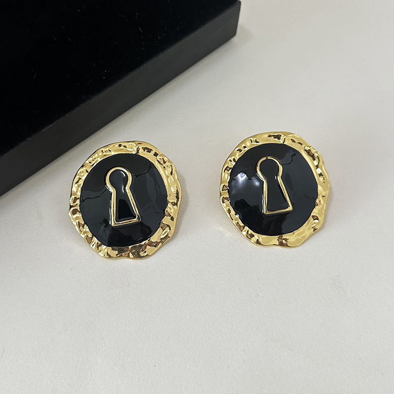 Anting-Anting Kancing Bulat Ca - Vintage Collectible Jewelry ulasan dan harga