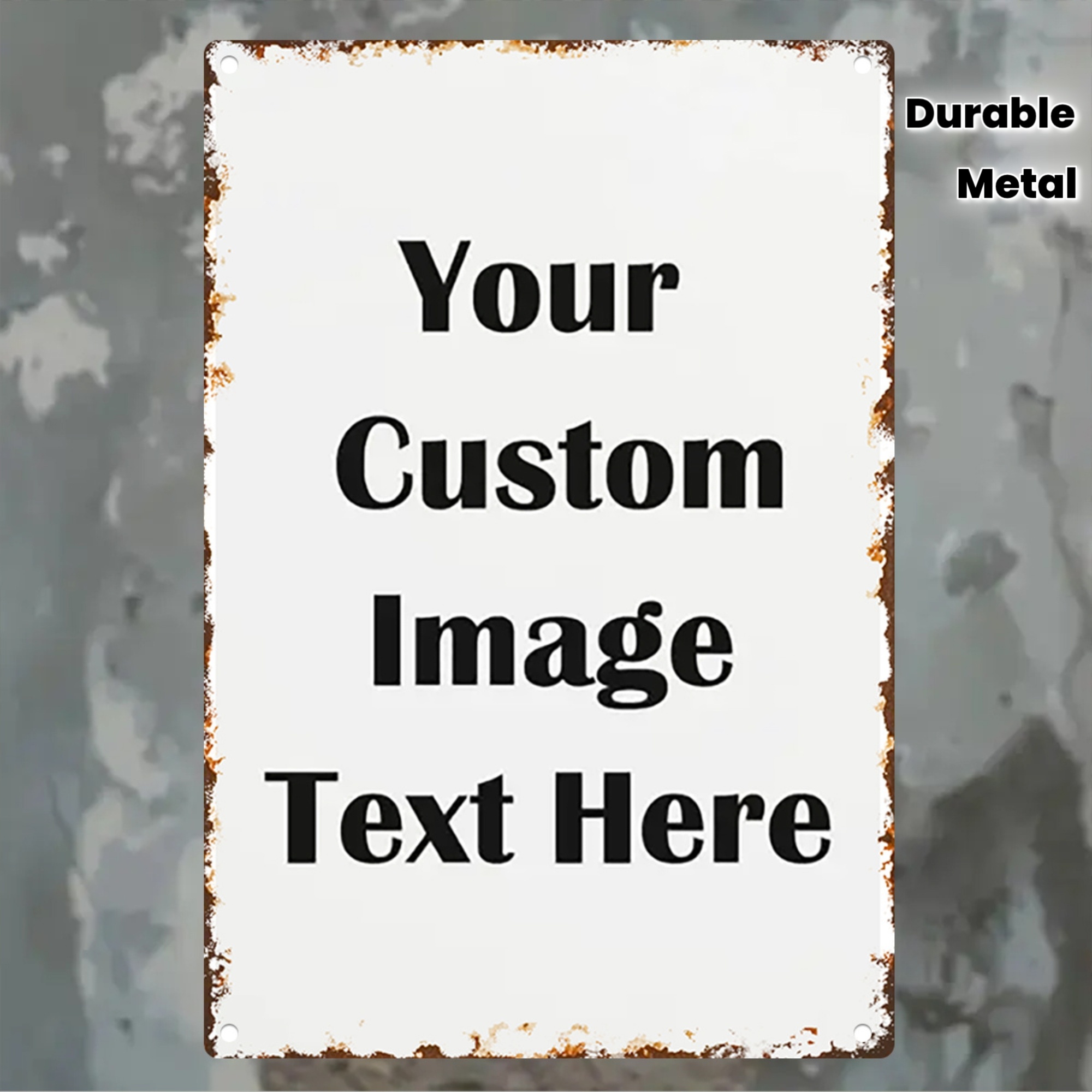 Papan Tanda Logam Gambar/Teks  - Vintage Collectible Plates ulasan dan harga