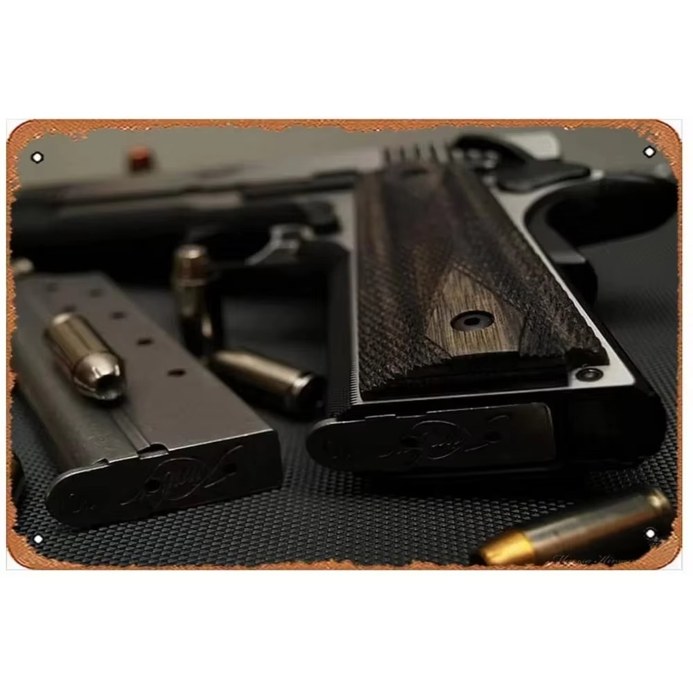 Papan Logam Pistol Airsoft Ret - Vintage Collectibles ulasan dan harga