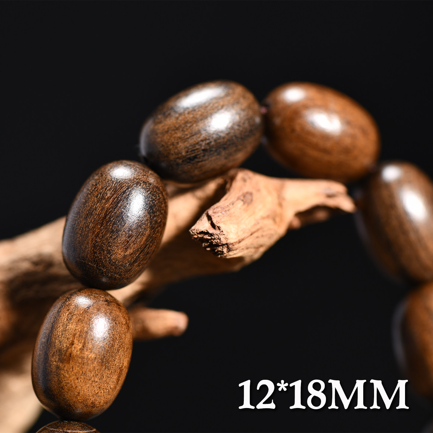Gelang Manik Kayu Ebony Vintag - Vintage Collectible Jewelry ulasan dan harga