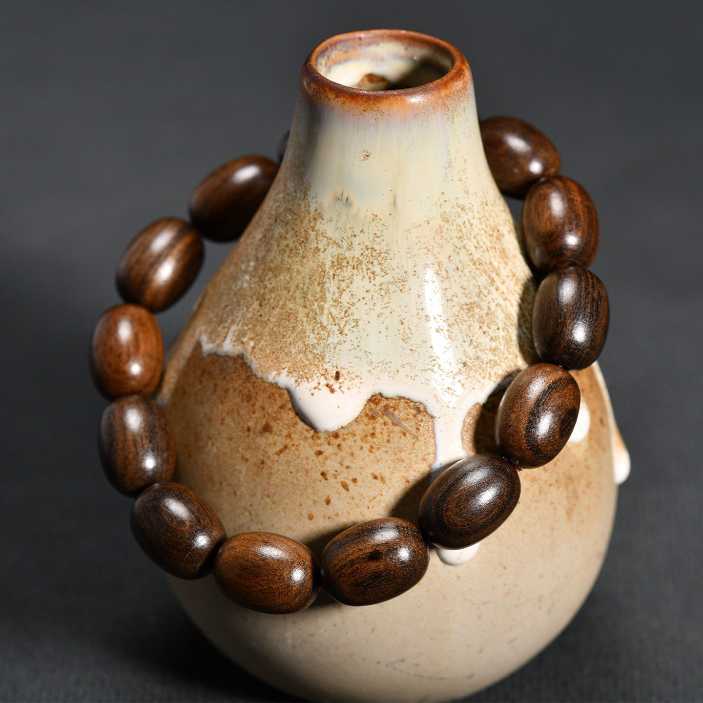 Gelang Manik Kayu Ebony Vintag - Vintage Collectible Jewelry ulasan dan harga