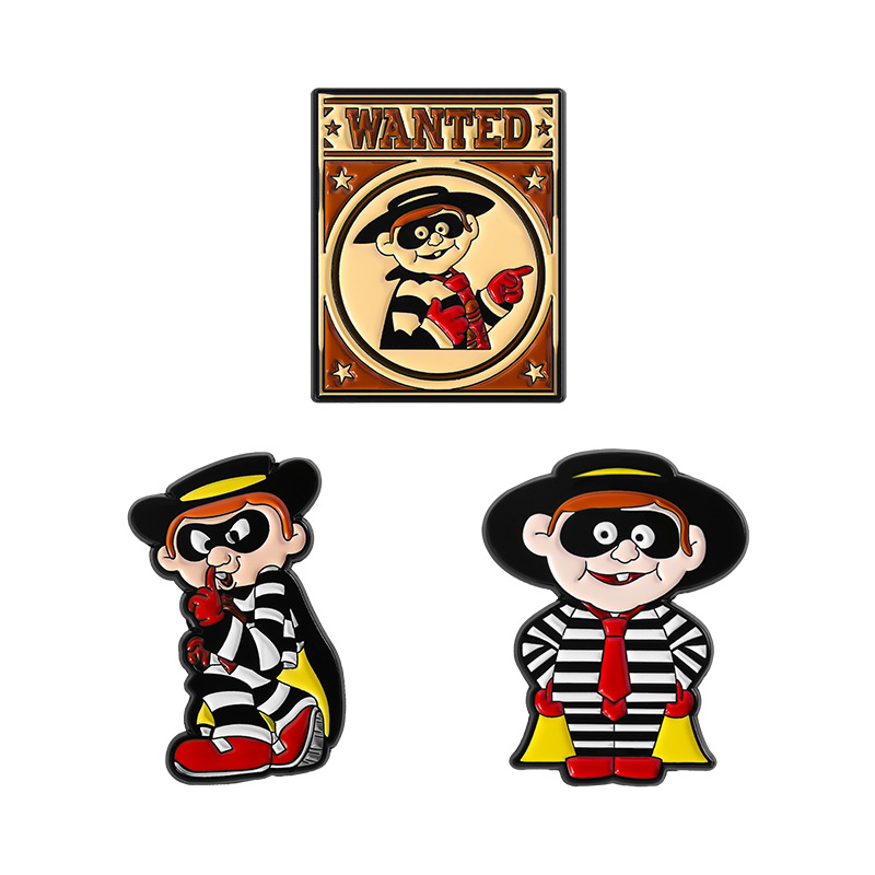 Set Pin Enamel Hamburglar Vint - Vintage Collectible Jewelry ulasan dan harga